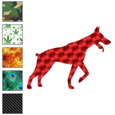 Doberman Dog, Vinyl Decal Sticker, 40 Patterns  3 Sizes, 6527
