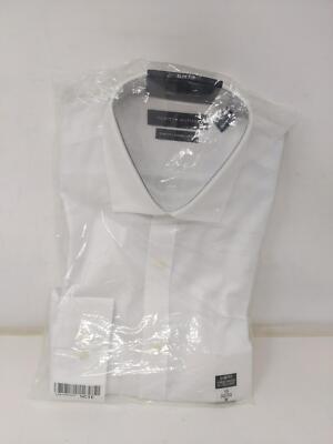 tommy hilfiger men's dress shirt slim fit non iron solid SLIM Dress Shirts - CLOSEOUT SM (14.5 - 32/33) / Light Blue / Kenneth Cole main image 1