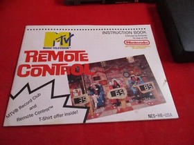 MTV Remote Control (Nintendo Entertainment System, 1990) NES COMPLETE w/ Box