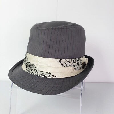 Goorin Bros Black Hat with Striped Band Goorin Bros Striped Large Sun Hat Bucket Black/Tan Women main image 3
