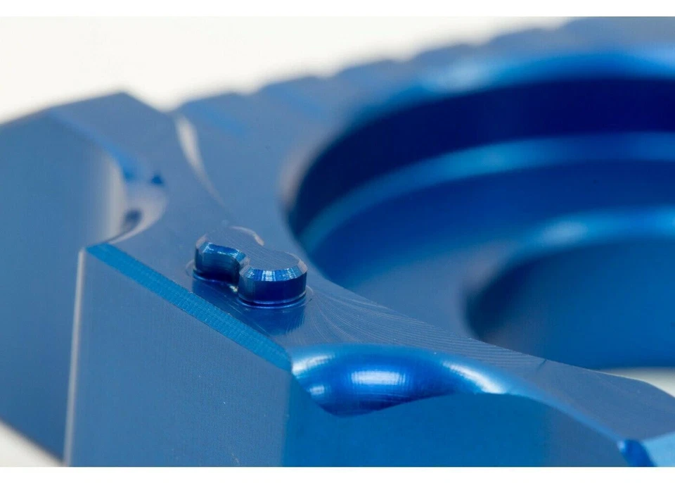 Works Connection 17-450 蓝色 Elite 轴块适用于 Husqvarna KTM 带 20 毫米轴 — 第 4/4 张图片