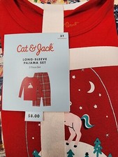 Cat jack 3T Long Sleeve Christmas Pajama Set