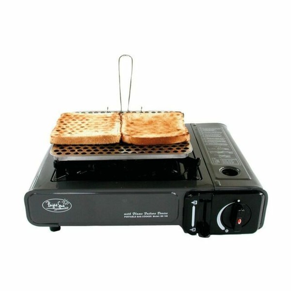 Bright Spark Camping Hiking 20 X 20cm Camp Portable Gas Stove Toaster