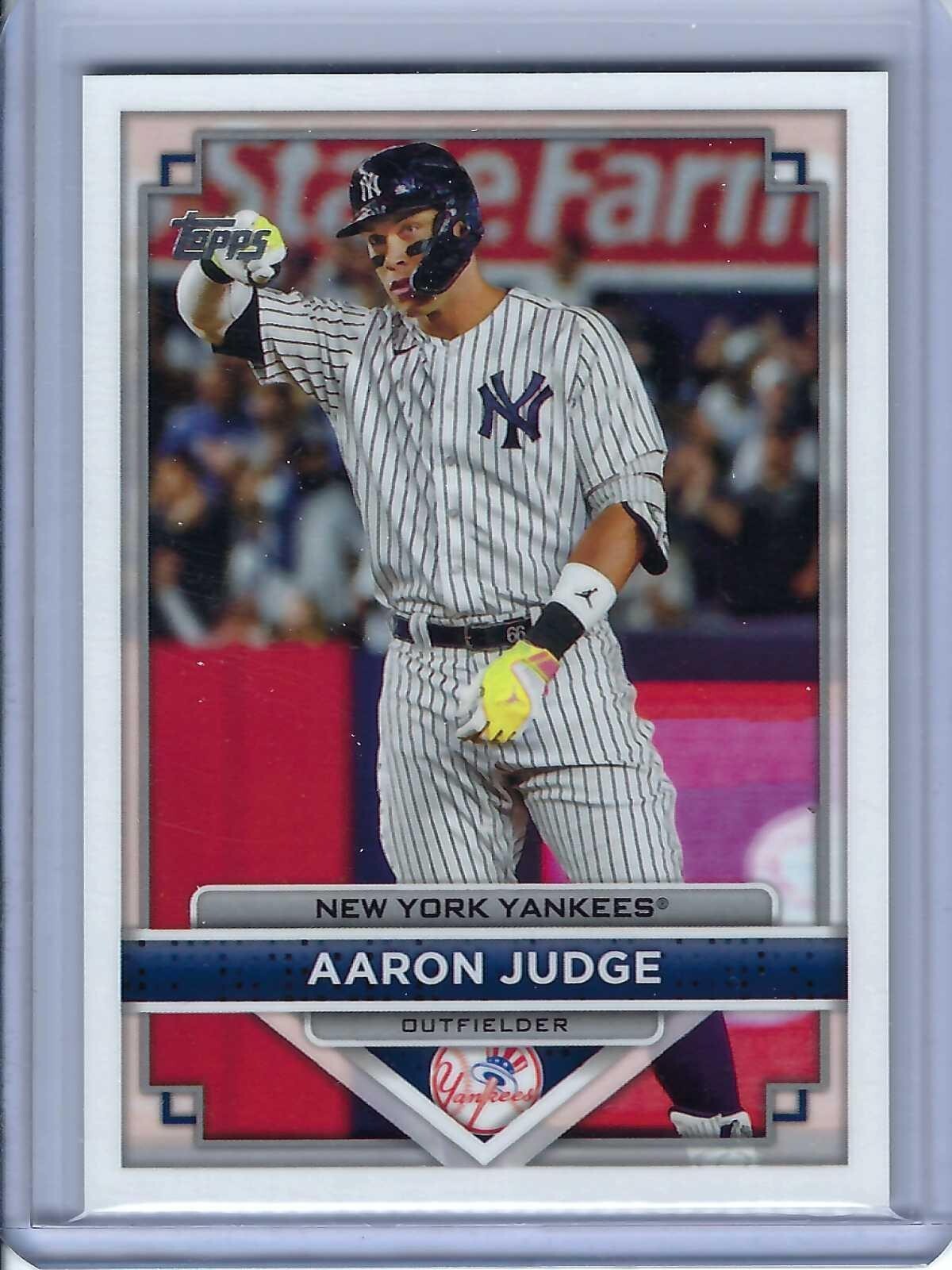 2023 TOPPS FLAGSHIP NEW YORK YANKEES AARON JUDGE CARD # 59