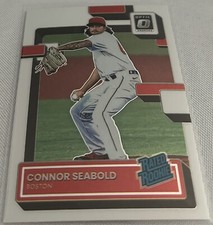 2022 Donruss Optic Baseball Connor Seabold Boston Red Sox Rated Rookie #59