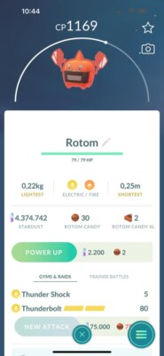 Pokémon Go Shiny ROTOM TRADE PTC - Foto 13
