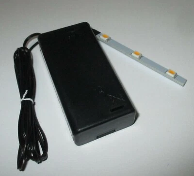 Kahlert 69911 Licht LED-Leiste 3.5 V weiß mit Batterie-Box *NEU/OVP*