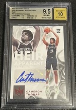 CAMERON THOMAS 2021-22 COURT KINGS HEIR APPARENT RUBY RC 51/99 BGS 9.5 AUTO 10
