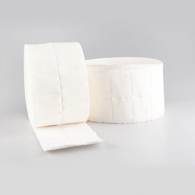 Lint Free Cotton Nail Pads Wipes UV Gel Polish Acrylics Remover Cleaner Soak Off