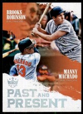 2018 Panini Diamond Kings Past and Present Brooks Robinson/Manny Machado