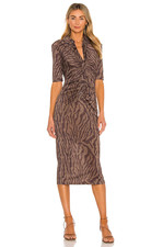 NEW HANSEN & GRETEL VALENCIA DRESS ZEBRA PRINT