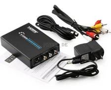 NK-10 HDMI Video Converter HDMI To AV + S Video Converter Box Adapter 1080P