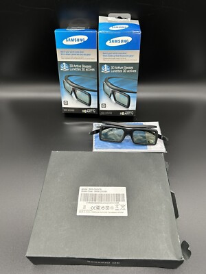 SAMSUNG 3D Active Glasses Lot Of 4 Model SSG-3050GB