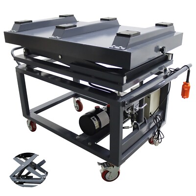 1Ton Electric Lift Platform for Energy Vehicle Battery Repair 2200W 220V Movable