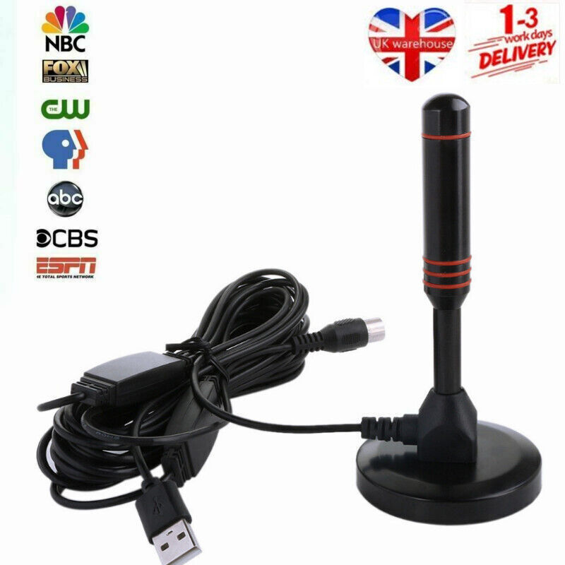 UK Best Portable TV Antenna Indoor Outdoor Digital HD Freeview Aerial