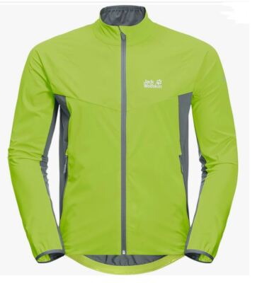 JACK WOLFSKIN Herren Jacke Fahrradjacke Tourer Softshell Jacket grün Gr S NEU