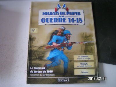 Soldats de Plomb de la Guerre 14-18 n°1 Verdun / L'attaque