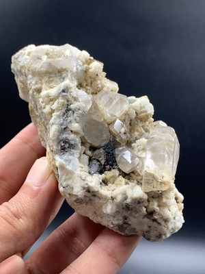 #ad #ad Natural Topaz Crystal combine with Quartz and Fluorescent spray of Apatite $145.00