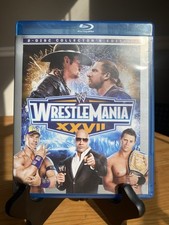 WWE WrestleMania XXVII Blu-ray 2-Disc Collector's Edition EXCELLENT  READ DESC 