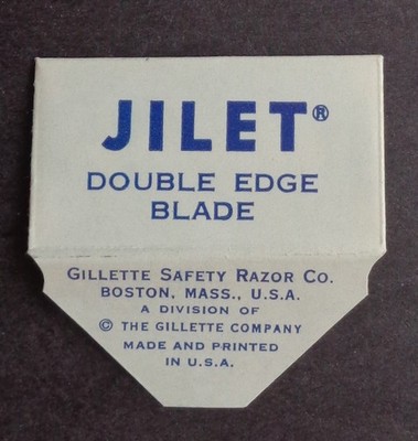 Vintage Razor Blade JILET -  One Wrapped Blade