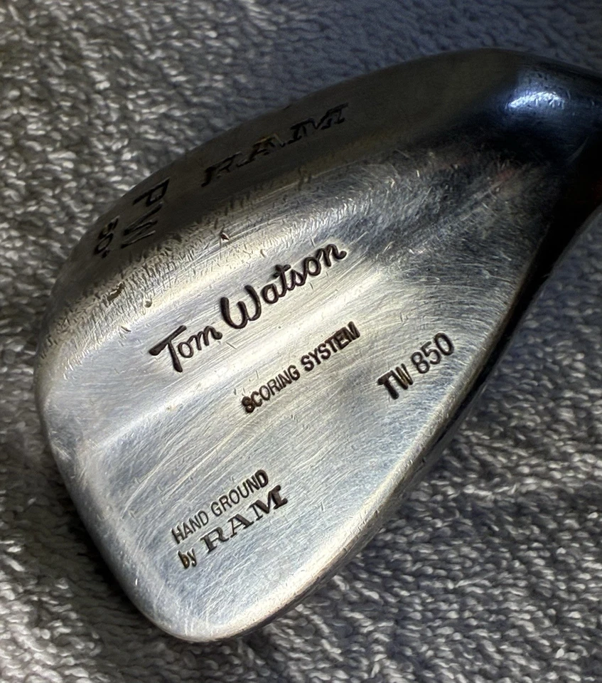 Ram Tom Watson Scoring System TW 850 50° PW Pitching Wedge Steel Shaft Forged GC - Image 3 of 4