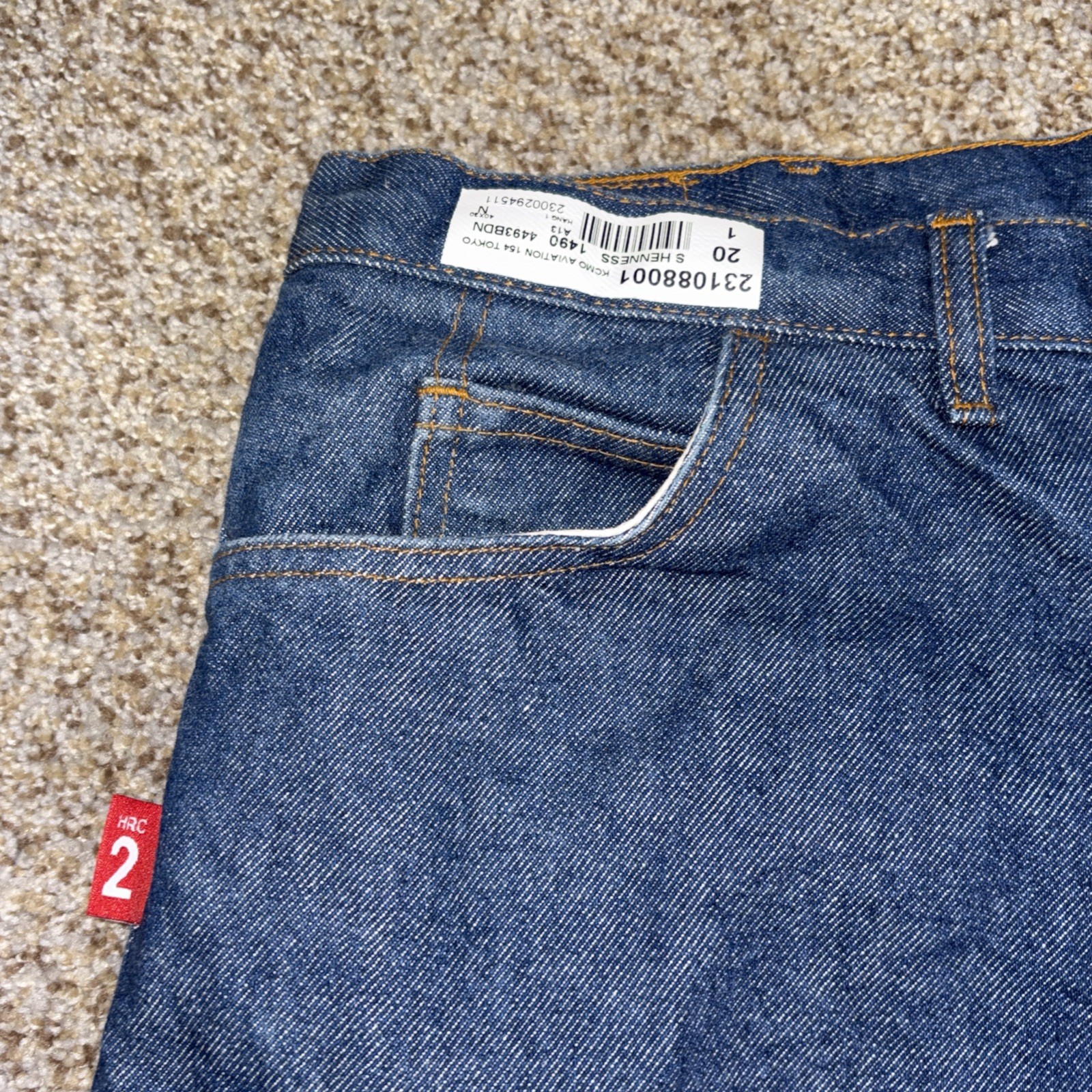 Reed FR Fire Resistant Jeans 40x30 Cotton Denim HRC 2 909PFR24 Fits 38 X 30 - View 3