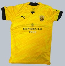 Puma New Mexico United Jersey Mens Medium 2022 La Cultura Away Yellow USL