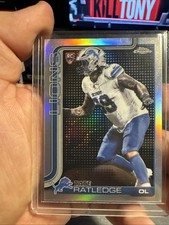 2025 Topps Chrome Football Scoreboard SP Tate Ratledge