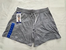 Pacific Trail Gray Lounge Shorts Pale Camo Size Large NWT