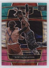 2022 Panini Select WWE Concourse Tri-Color Prizm Kofi Kingston #52 0ot5