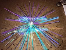 High Percentage Salmon Trolling 4” Fly Blue Moon Series Rigged 3 Pack