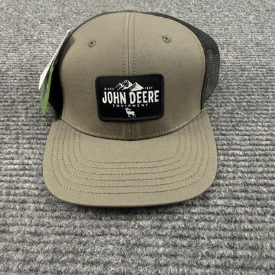 John Deere Hat Cap Snap Back Mesh Trucker Patch Equipment Mens One Size