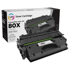 LD CF280X 80X Black High Yield Toner Cartridge for HP LaserJet Pro M401dn M425dn