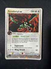 2003 Pokemon Ex Sandstorm Pokemon Aerodactyl ex Ultra Rare #94/100 MP