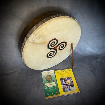 Malachy Kearns - Roundstone Bodhrán - 18 Zoll - keltisches Design - Irland