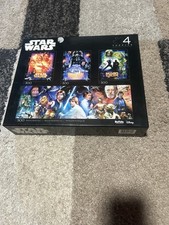 Star Wars 4 Puzzle Collection Buffalo Games 1400 Total Pieces Sealed