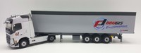 Eligor, Volvo Fh 2020 4X2 Mit 3-Achs-Getreidekipper - Transports Prejam, 1/43...
