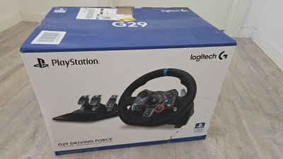 Logitech G29 Driving Force Racing Lenkrad + Pedale Für PS3/PS4/PC Leder USB NEU!