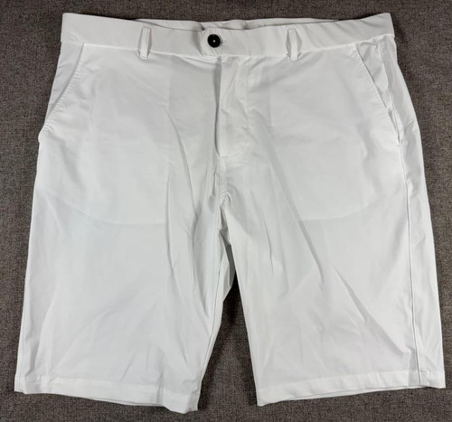 Pantalones cortos deportivos Greyson Montauk para hombre 10" en blanco ártico 38 - Imagen 2 de 7