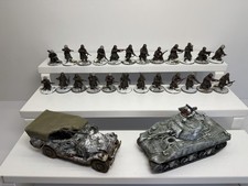 Bolt Action 28mm US Army Winter Lot W/ Sherman Tank And 24 Men