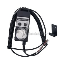 24E 7Axis MPG Universal Manual Pulse Generator CNC Handwheel 100PPR 24V for PLC