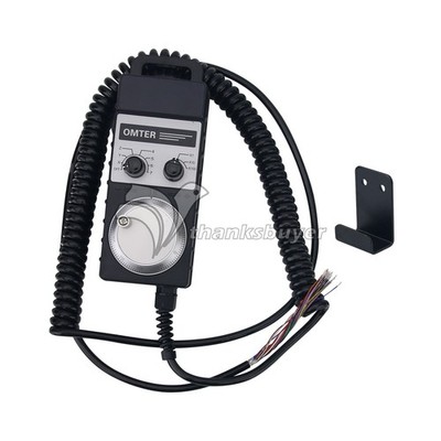 24E 7Axis MPG Universal Manual Pulse Generator CNC Handwheel 100PPR 24V for PLC