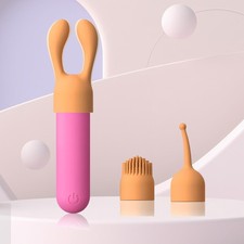 Personal 4 in 1 Mini Massager - Powerful Multi Speed Vibration Wand - Handhel...