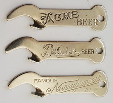 3 DIFF. ACME RAINIER KEYCHAIN CORK CROWN CAP LIFTER BOTTLE OPENER ALE BEER SODA