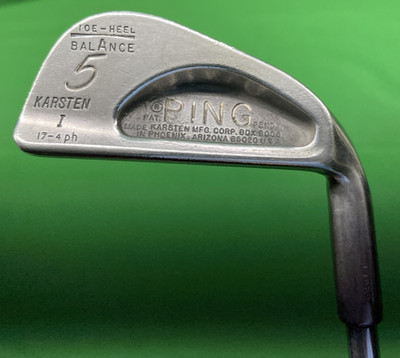 PING Karsten 1 PAT Pending 5 Iron steel Shaft RH 37.75'' Excellent condition K66