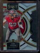 2023 Panini Select Cody Mauch Silver Prizms Die Cuts Rookie Buccaneers #133