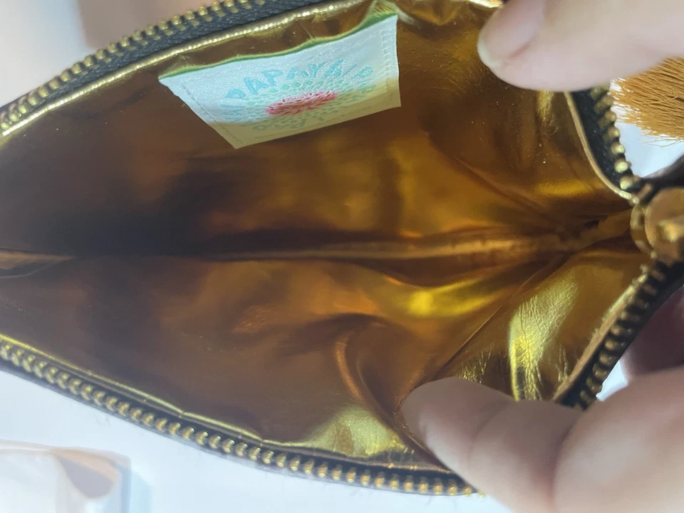 Bolso de Mano Borla Papaya Artístico “Desde el Corazón” ✨NUEVO CON ETIQUETAS✨ TEMP DESCATALOGADO✨ Foto 3 de 4