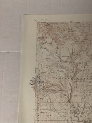 Mount Adams Quadrangle Washington 1956 USGS Topographical Map Dept. Interior - Picture 4 of 8