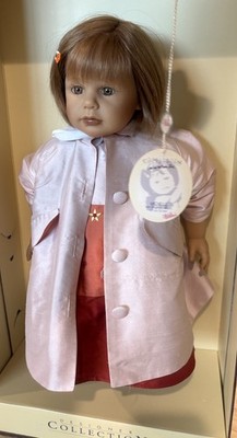 ZAPF DESIGNER MICHELLE Brigitte Paetsch 22'' DOLL NEW In Box 404256 Hazel Eye COA