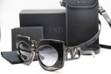 NEW VALENTINO V-SOUL VLS-127A-53 BLK-GLD BLACK AUTHENTIC FRAMES SUNGLASSES 53-20
